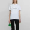 SS21 Casual T-shirt met alfabetlogo, groot, korte mouwen, wit 612965TIV549040