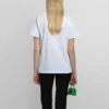 SS21 Casual T-shirt met alfabetlogo, groot, korte mouwen, wit 612965TIV549040