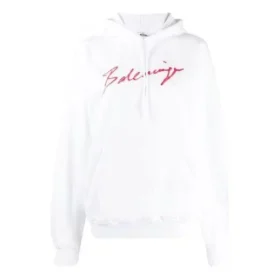 SS21 Classic Logo Hoodie met lange mouwen en capuchon Wit 583222TFV649783