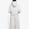 SS21 Fashion Week gekrompen sweatshirt met capuchon Grijs 657683TKV852984