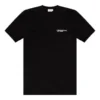SS21 Geborduurd T-shirt met korte mouwen, zwart 641655TKV861070