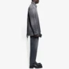 SS21 Gescheurd Denim-hemd voor heren, zwart 657610TBP191090