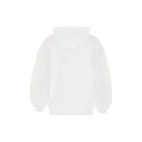 SS21 Hoodie met logoprint Wit 641529TJVI69040