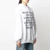 SS21 Hoodie met logoprint Wit 641529TJVI69040