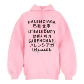 SS21 Hoodie met print, roze 641529TJVI61401