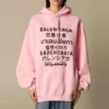 SS21 Hoodie met print, roze 641529TJVI61401