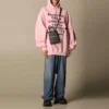 SS21 Hoodie met print, roze 641529TJVI61401