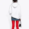 SS21 Hoodie met print, wit 578135TJVL69040