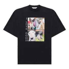 SS21 I Love Dogs T-shirt Zwart 641532TJVH11000