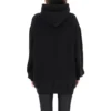 SS21 katoenen Hoodie met logo, zwart 578135TJV851070