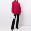 SS21 Logo Hoodie met medium pasvorm “Rood” 578135TIV846295