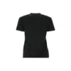 SS21 Logo T-shirt met ronde hals en korte mouwen, zwart 612964TJV871070