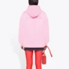 SS21 Loose Version Back Alphabet Hoodie Roze 578135TJVA85700