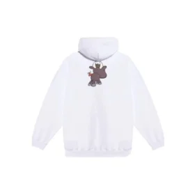 SS21 met kleine patroon en cartoonprint, unisex, wit, 578135TJVE69000