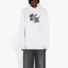 SS21 met kleine patroon en cartoonprint, unisex, wit, 578135TJVE69000
