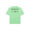 SS21 Retro met korte mouwen, fluorescerend groen 612965THV844162