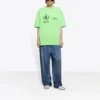 SS21 Retro met korte mouwen, fluorescerend groen 612965THV844162
