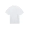 SS21 Retro T-shirt met platbinding, ruime pasvorm, korte mouwen, unisex, wit 657059TKV949000