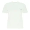 SS21 T-shirt met logo, ronde hals en korte mouwen, wit 612964TJV879040