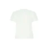 SS21 T-shirt met logo, ronde hals en korte mouwen, wit 612964TJV879040