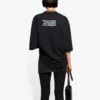 SS21 T-shirt met Love Bear-print, zwart 641532TJVI11000