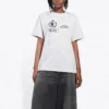 SS21 T-shirt met ronde hals en logo, grijs 612965THV841167
