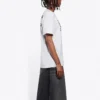 SS21 T-shirt met ronde hals en logo, grijs 612965THV841167
