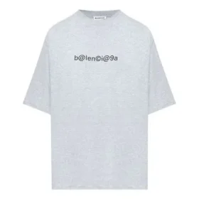 SS21 T-shirt met ronde hals en print, grijs 620941TIV501167