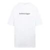 SS21 T-shirt met ronde hals en print, wit 641655TIV549040