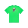SS21 Unisex T-shirt met korte mouwen en kleine cartoonprint, groen 612966TJVM93302