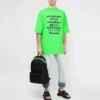 SS21 Woordpatroon Korte mouw Unisex Groen 641614TJVI34162