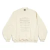 SS24-logo met bladmuziek-trui “Beige” 699212TMVO69069