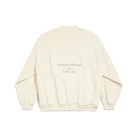 SS24-logo met bladmuziek-trui “Beige” 699212TMVO69069