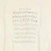 SS24-logo met bladmuziek-trui “Beige” 699212TMVO69069