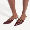 Stadsmuiltjes voor dames in merlot