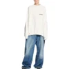 Strike 1917 Oversized trui met ronde hals “White” 699242TMVH29800