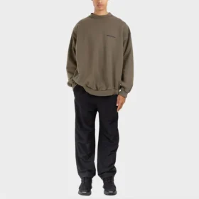 Strike 1917 Trui met ronde hals, oversized “Khaki” 699212TMVH22930