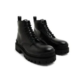 Strike enkellaarzen “Black Leather” 589338WAD401000