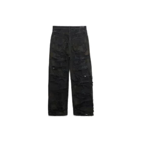 Super Destroyed baggy broek “Black” 745248TBP471363