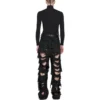 Super Destroyed baggy broek “Black” 745248TBP471363