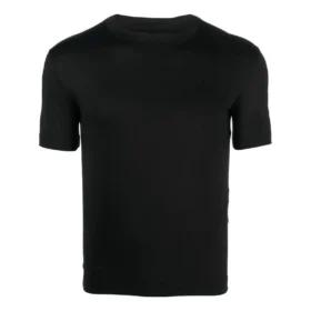 Super strak, glanzend, getailleerd T-shirt “Black” 720458TNVI21000