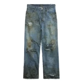 Super versleten baggy broek “Light Blue” 745248TNW014012