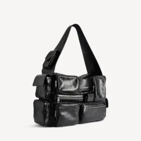 Superbusy grote slingbag in zwart