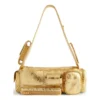 Superbusy Xs-schoudertas met metallic afwerking “Gold” 7625162AAVI8018