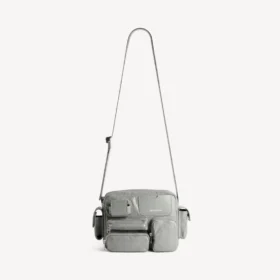 Superdrukke cameratas voor heren in Balenciaga-grijs