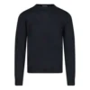 Sweatshirt met ‘BB’-opdruk op de rug “Zwart Blauw” 583117T14391710