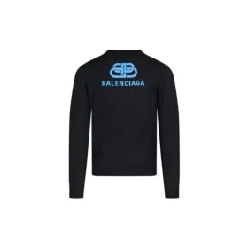 Sweatshirt met ‘BB’-opdruk op de rug “Zwart Blauw” 583117T14391710