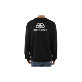 Sweatshirt met ‘BB’-print op de rug “Black White” 583117T14394170
