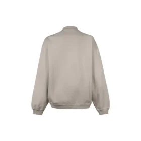 Sweatshirt met geborduurd logo en ronde hals “Beige” 656999-TKV74-2966