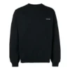 Sweatshirt met ronde hals en kleine contrasterende logoprint “Black White” 556147TYK271000